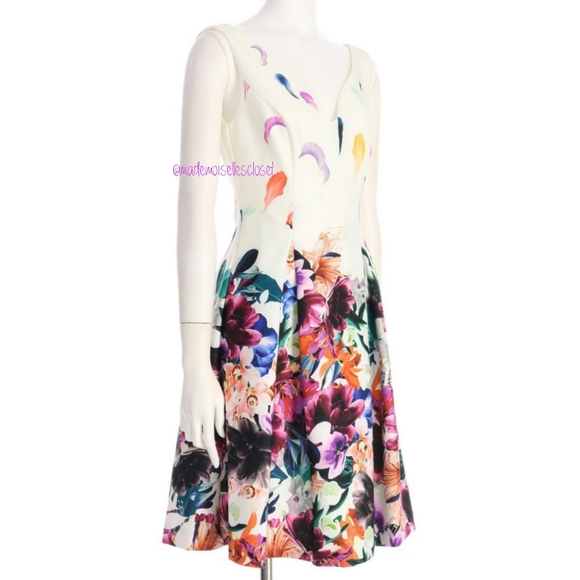 Dkny Floral-print fit & flare dress - Picture 3 of 8